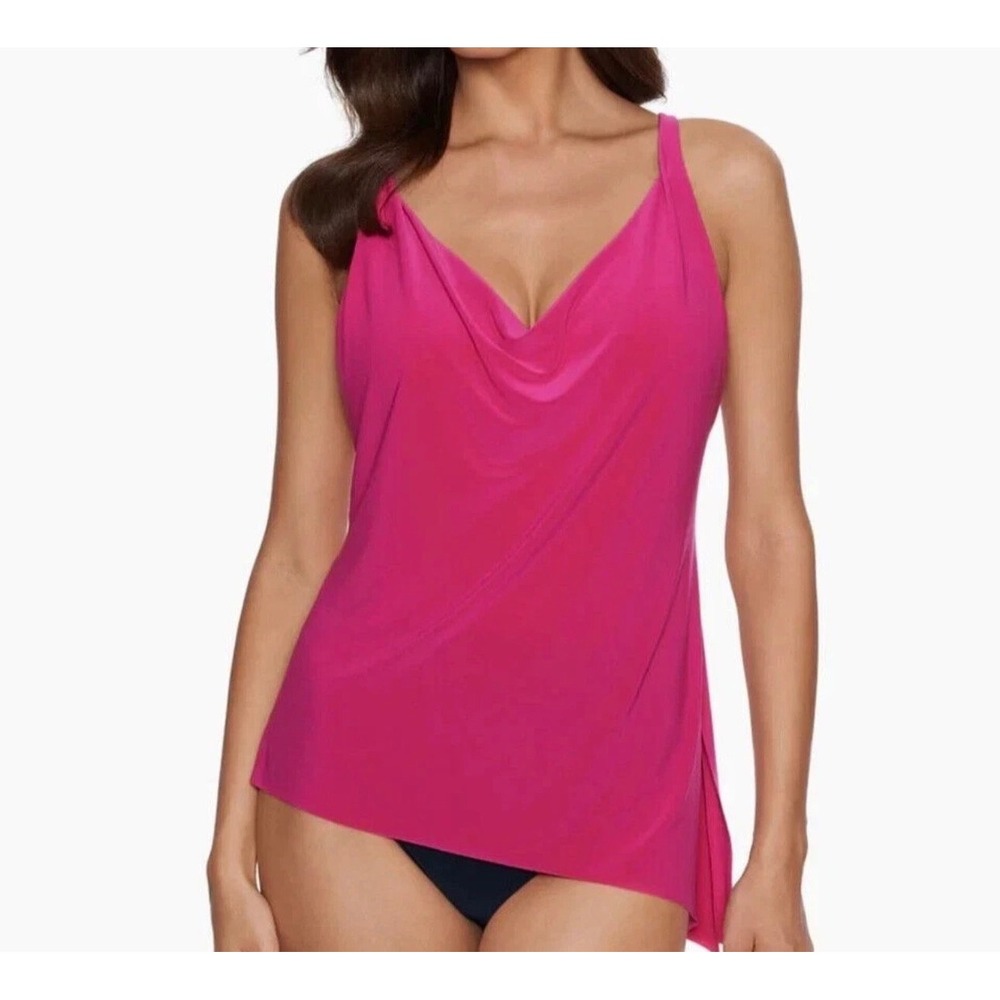 Miraclesuit Draped Tankini Swimsuit Top 16